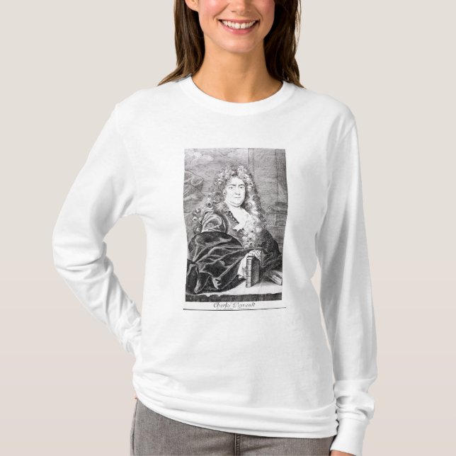 Camiseta Retrato de Charles Perrault (Frente)