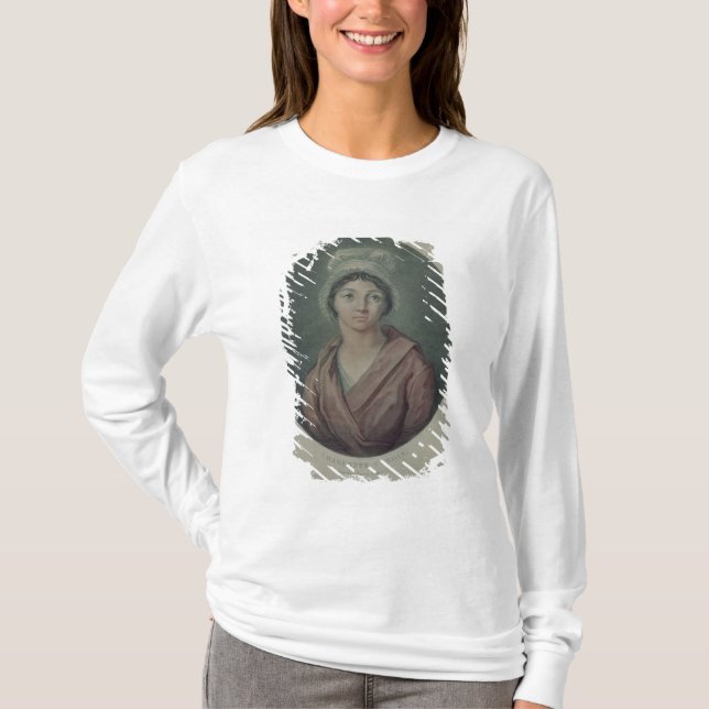 Camiseta Retrato de Charlotte Corday depois de 1793 (Frente)