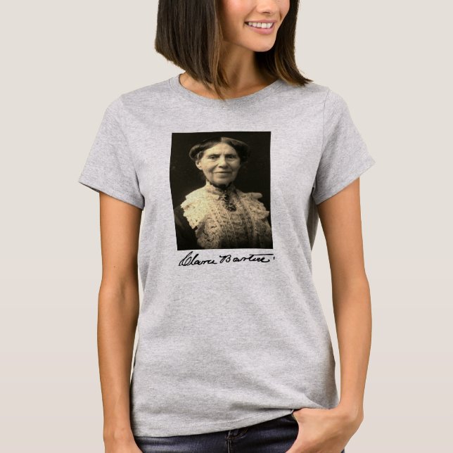 Camiseta Retrato de Clara Barton (Frente)