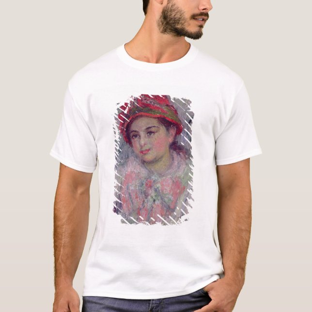 Camiseta Retrato de Claude Monet | de Blanche Hoschede (Frente)