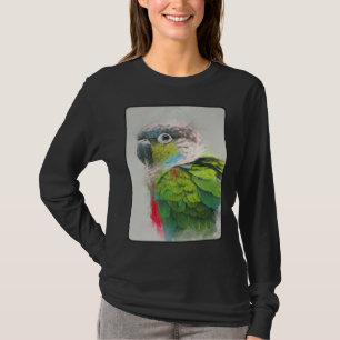 Camiseta Retrato de Conure 16 Animal Ave Papagaio Vida Selv