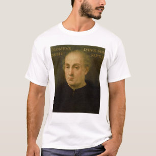 Camiseta Retrato de Cristóvão Colombo