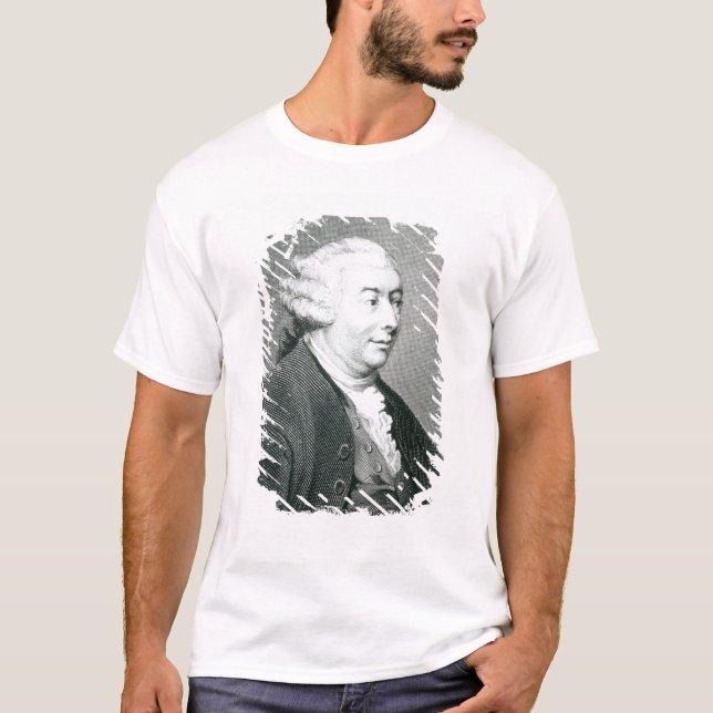 Camiseta Retrato de David Hume (Frente)