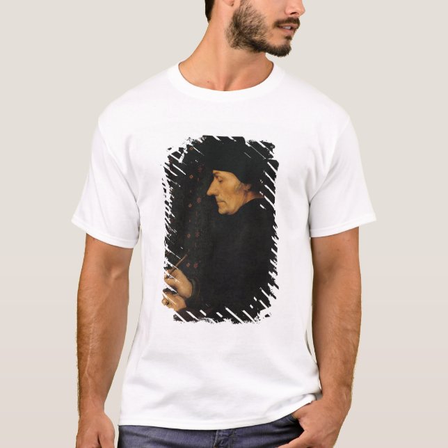 Camiseta Retrato de Desiderius Erasmus (Frente)