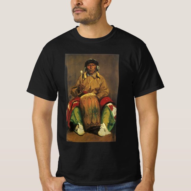 Camiseta Retrato de Dieguito Roybal por Robert Henri (Frente)
