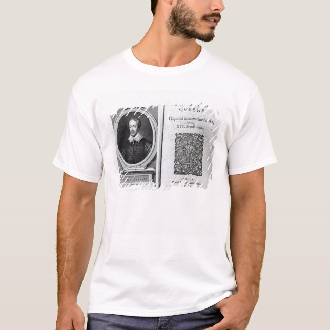 Camiseta Retrato de Edmund Spenser e (Frente)