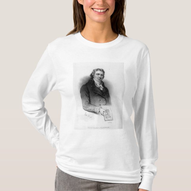 Camiseta Retrato de Edward Jenner (Frente)