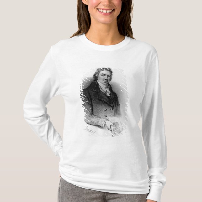 Camiseta Retrato de Edward Jenner (Frente)