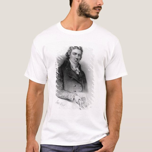 Camiseta Retrato de Edward Jenner (Frente)