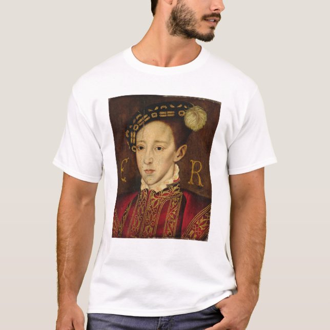 Camiseta Retrato de Edward VI (Frente)