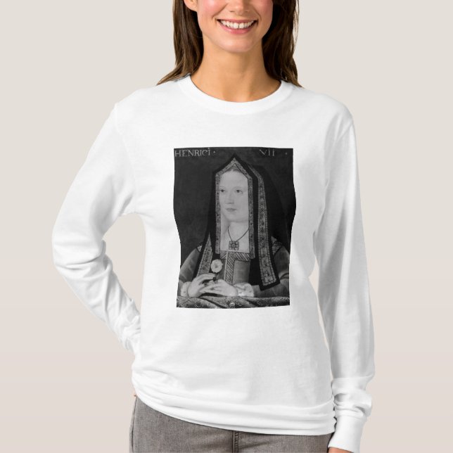 Camiseta Retrato de Elizabeth de York (Frente)