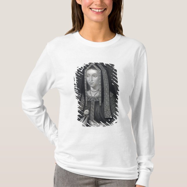Camiseta Retrato de Elizabeth de York (Frente)