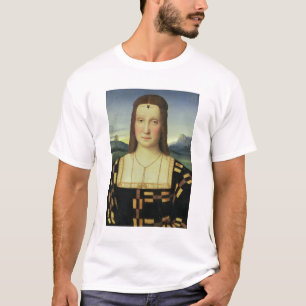 Camiseta Retrato de Elizabeth Gonzaga, c.1504 (óleo na