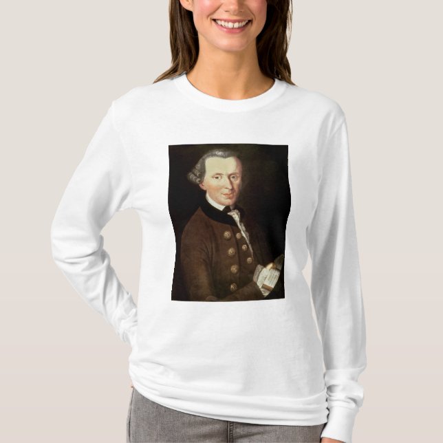 Camiseta Retrato de Emmanuel Kant (Frente)