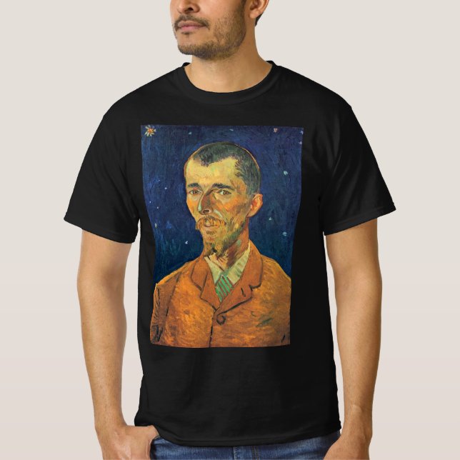 Camiseta Retrato de Eugene Boch por Vincent van Gogh (Frente)