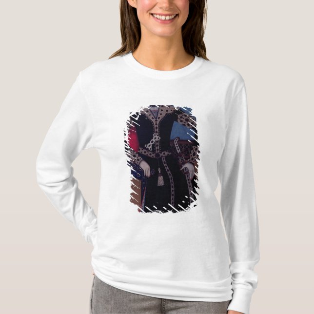Camiseta Retrato de Fath-Ali, Shah de Irã, (Frente)