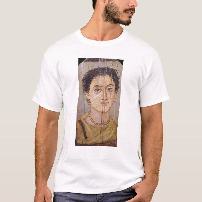 Camiseta Retrato de Fayum de uma mulher (Frente)