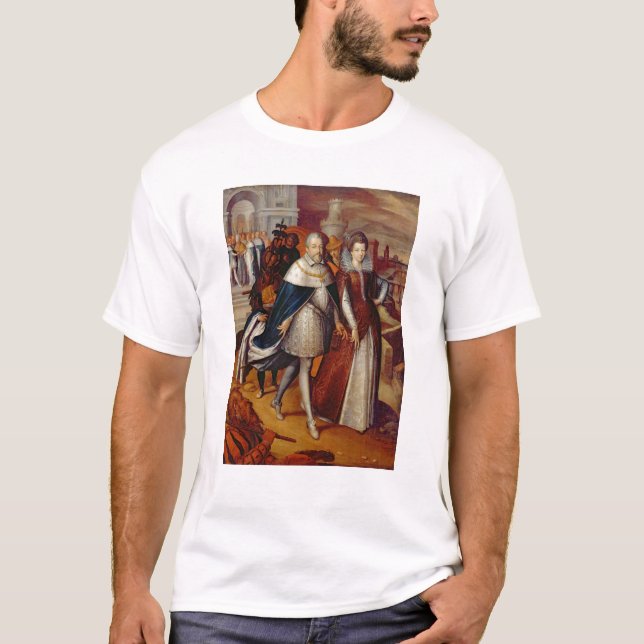 Camiseta Retrato de Ferdinand mim e sua sobrinha (Frente)