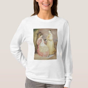 Camiseta Retrato de Florence Nightingale e dela