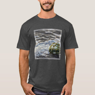 Camiseta Retrato de Flutuador de Pesca de Vidro