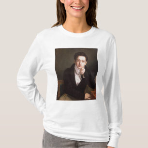 Camiseta Retrato de Franz Schubert, compositor austríaco