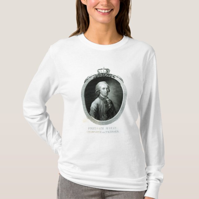 Camiseta Retrato de Frederick Augustus mim (Frente)