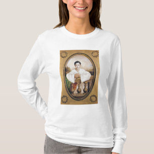 Camiseta Retrato de Gaspard Deburau como Pierrot, c.1815