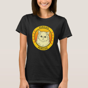 Camiseta retrato de gato persa