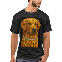 Retrato de Gemas do Golden Retriever