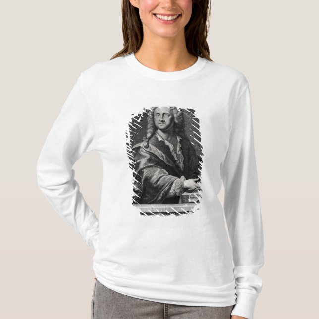 Camiseta Retrato de Georg Philipp Telemann (Frente)