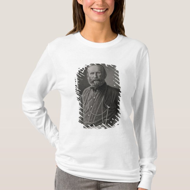 Camiseta Retrato de Giuseppe Garibaldi (Frente)