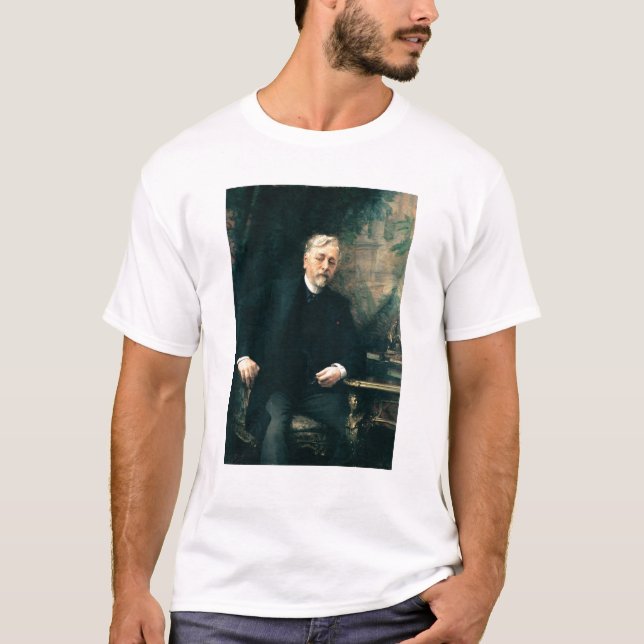 Camiseta Retrato de Gustave Eiffel 1905 (Frente)