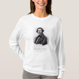 Camiseta Retrato de Hans Christian Andersen