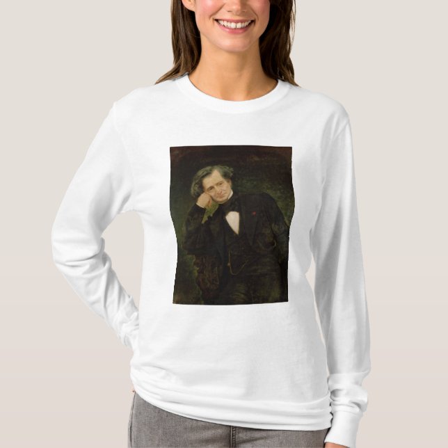 Camiseta Retrato de Hector Berlioz (Frente)