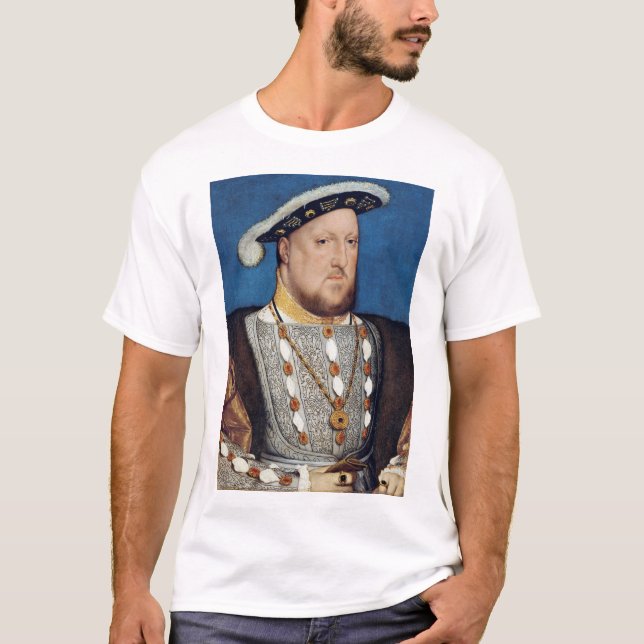 Camiseta Retrato de Henrique VIII de Inglaterra, Holbein (Frente)