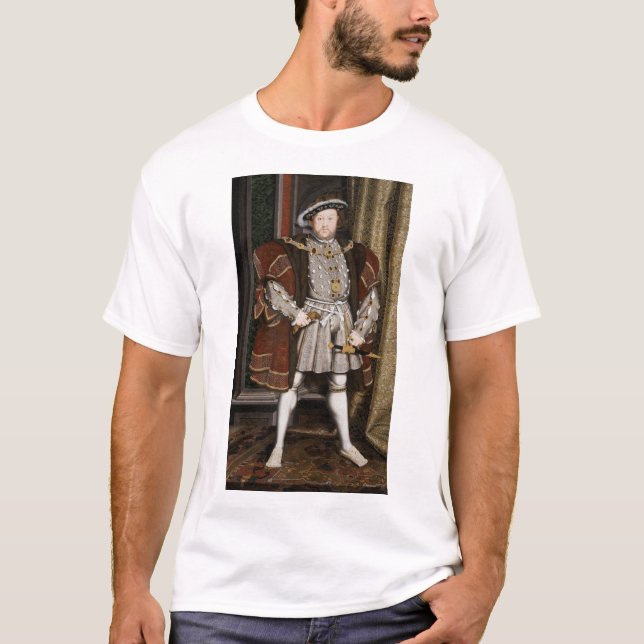 Camiseta Retrato de Henrique VIII (Hans Holbein, o Jovem) (Frente)