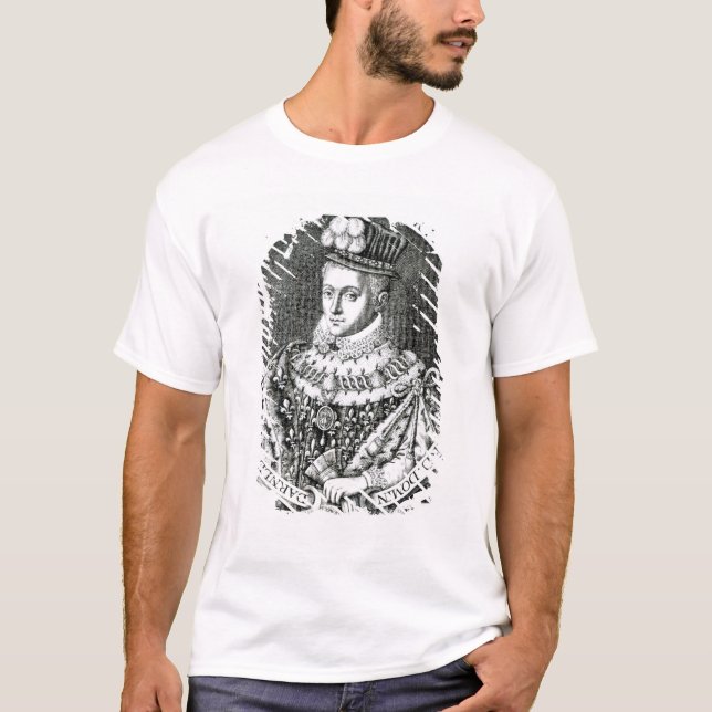 Camiseta Retrato de Henry Stewart (Frente)
