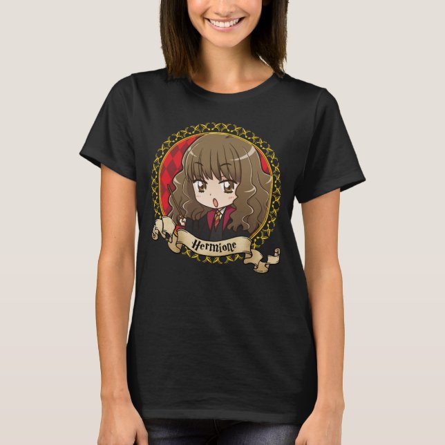 Camiseta Retrato de Hermione Granger do Anime (Frente)