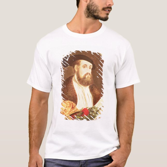 Camiseta Retrato de Hernan Cortes (Frente)
