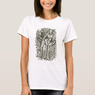 Camiseta Retrato de James mim (1566-1625) e Anne de Denmar