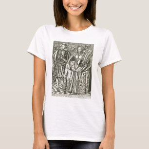 Camiseta Retrato de James mim (1566-1625) e Anne de Denmar