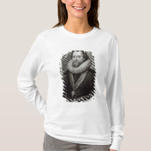 Camiseta Retrato de James mim após uma miniatura perto