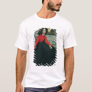 Camiseta Retrato de James Tissot   do Mlle. L.L. 1864