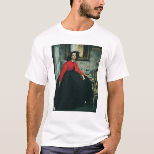 Camiseta Retrato de James Tissot do Mlle. L.L. 1864
