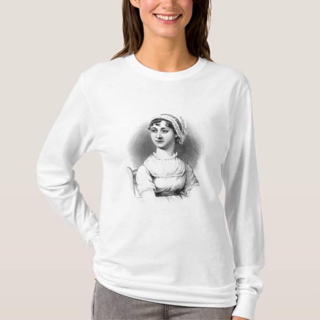 Camiseta Retrato de Jane Austen (Frente)
