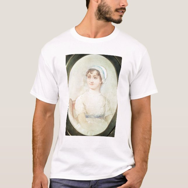 Camiseta Retrato de Jane Austen (Frente)