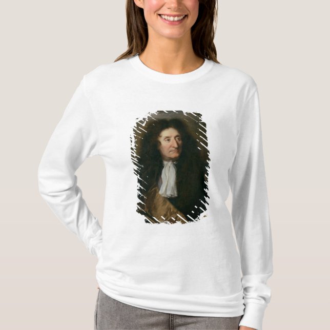 Camiseta Retrato de Jean de La Fontaine (Frente)