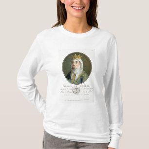 Camiseta Retrato de Jeanne de Navarra (1271-1304), 1788 (c
