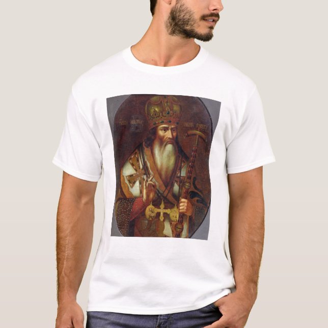 Camiseta Retrato de Joachim, patriarca de Moscovo (Frente)