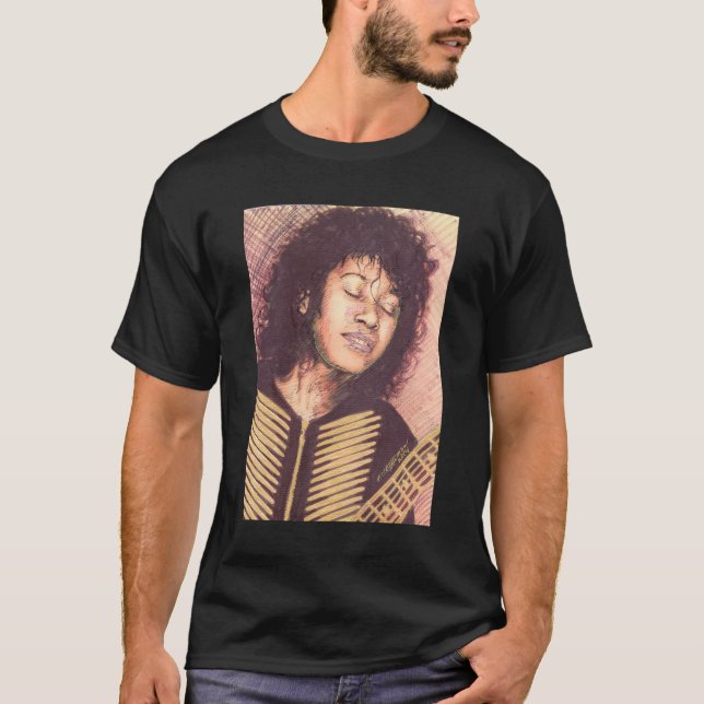 CAMISETA RETRATO DE JOAN ARMATRADING (Frente)